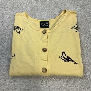 Artworks Limited Edition 2004 Giraffe Button Down Lightweight Cardigan OS